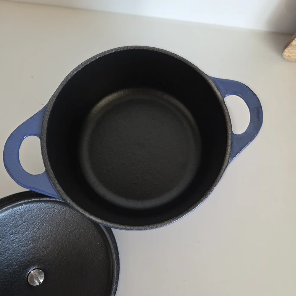 Le CREUSET Blue Cast Iron Mini Cocotte - Picture 2 of 6